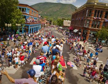 OLD FASHIONED 4TH OF JULY PARADE in Aspen